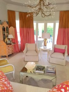 janie molster designs, pink, bright colors, florida, richmond designers